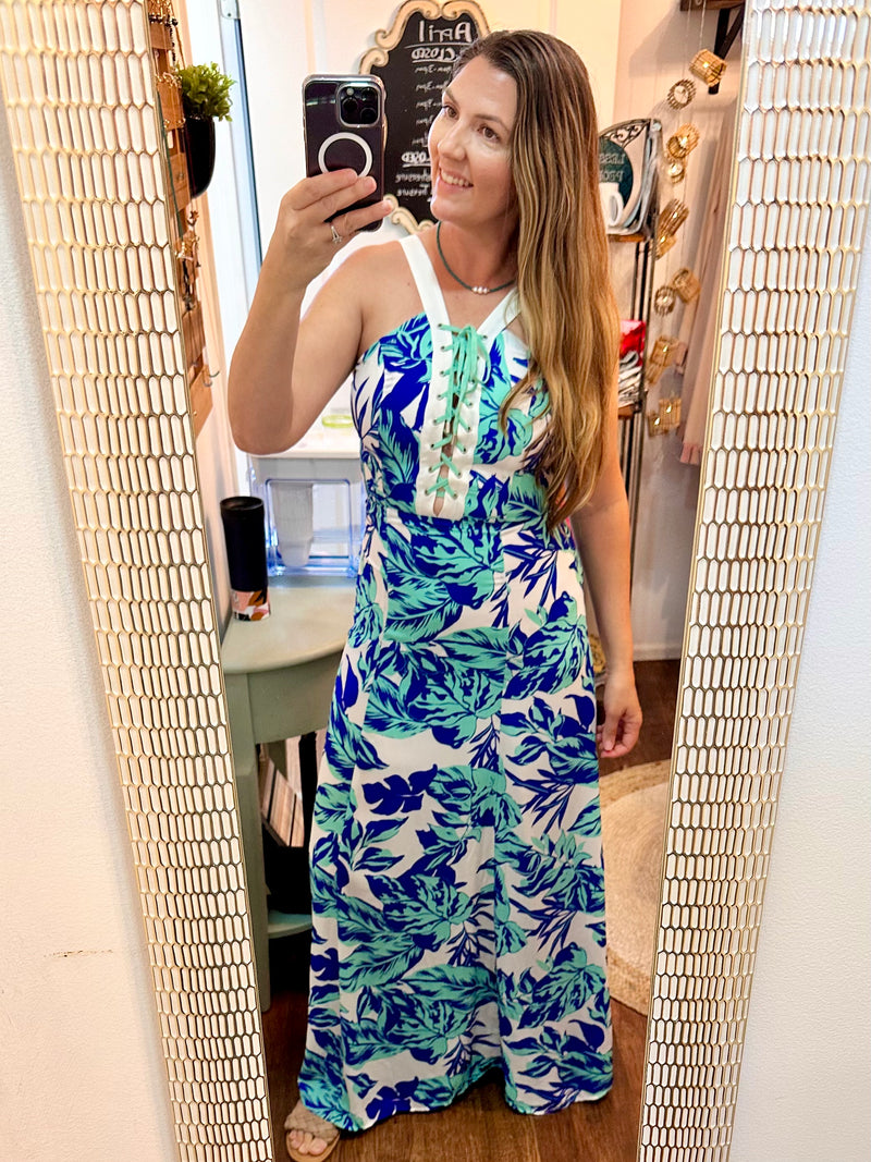 Jealous Tomato Maxi Leaf Dress Gemma s Treasure