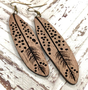 Wood Earrings