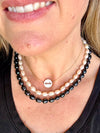 Mother of Pearl MOM necklace