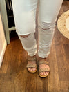 KanCan White Skinny Distressed Jeans