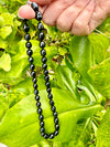 Fresh Water Dark Keshi Pearl Strand Necklace