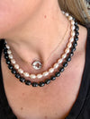 Fresh Water Dark Keshi Pearl Strand Necklace