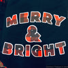 Merry And Bright Sweatshirt-EOY2020, Made in the USA-Womens Artisan USA American Made Clothing Accessories