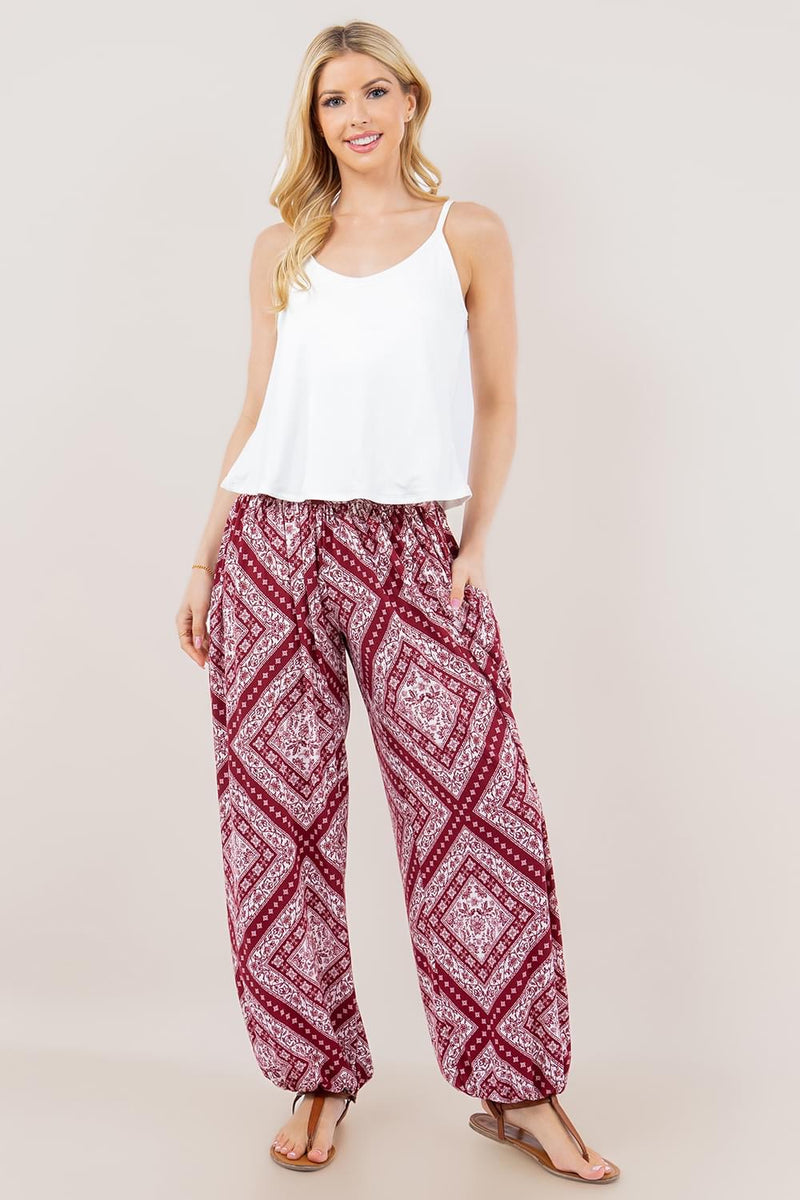 Ellis Yoga High Waist Boho Pants