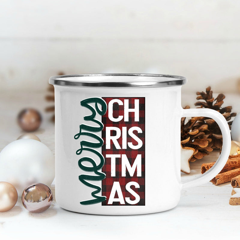 Merry Christmas Campfire Mug - On Hand-camper mug, Christmas, coffee mug, EOY2020-Womens Artisan USA American Made Clothing Accessories