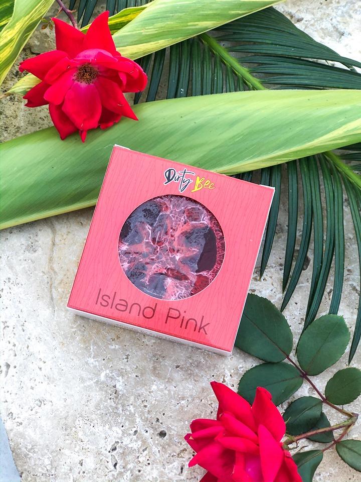 Island Pink Loofah Soap - On Hand-Bath & Body, body, Dirty Bee, Dropship, Island Pink, Loofah Soap, Made in the USA, Soap-Womens Artisan USA American Made Clothing Accessories