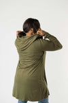 Between Seasons Cardigan In Olive-1XL, 2XL, 3XL, 8-20-2020, Final Few Friday, Group A, Group B, Group C, Group D, Large, Made in the USA, Medium, Plus, Small, Tops, XL, XS-Womens Artisan USA American Made Clothing Accessories