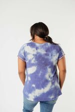 Reflections On Blue Water Top - On Hand-1XL, 2XL, 3XL, 8-13-2020, BFCM2020, Group A, Group B, Group C, Group D, Group T, Large, Made in the USA, Medium, On hand, Plus, Small, Tops, XL, XS-Small-Womens Artisan USA American Made Clothing Accessories