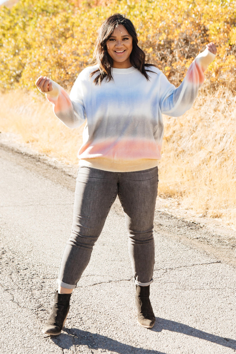 Blurred Lines Sweater-10-22-2020, 1XL, 2XL, 3XL, BFCM2020, Final Few Friday, Group A, Group B, Group C, Group D, Group V, Large, Medium, Plus, Small, Tops, XL, XS-Womens Artisan USA American Made Clothing Accessories