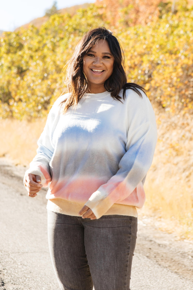 Blurred Lines Sweater-10-22-2020, 1XL, 2XL, 3XL, BFCM2020, Final Few Friday, Group A, Group B, Group C, Group D, Group V, Large, Medium, Plus, Small, Tops, XL, XS-Womens Artisan USA American Made Clothing Accessories