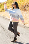 Blurred Lines Sweater-10-22-2020, 1XL, 2XL, 3XL, BFCM2020, Final Few Friday, Group A, Group B, Group C, Group D, Group V, Large, Medium, Plus, Small, Tops, XL, XS-Womens Artisan USA American Made Clothing Accessories