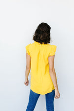 Build Me Up Buttercup Top In Yellow-1XL, 2XL, 8-11-2020, Group A, Group B, Group C, Group D, Group Y, Large, Made in the USA, Medium, Plus, SiteWide21, Small, Tops, XL-Womens Artisan USA American Made Clothing Accessories