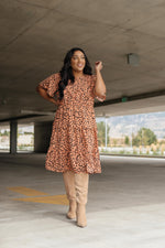 Fall Fancy Tiered Dress In Sunrise - On Hand-10-2-2020, 1XL, 2XL, 3XL, 9-22-2020, BFCM2020, Bonus, Dresses, Group A, Group B, Group C, Group D, Group S, Group T, Group V, Large, Made in the USA, Medium, Plus, Small, XL, XS-Small-Womens Artisan USA American Made Clothing Accessories