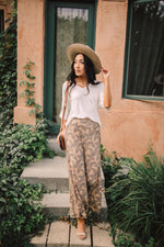 Fallen Leaves Wide Leg Pants - On Hand-1XL, 2XL, 3XL, 9-10-2020, BFCM2020, Bottoms, Group A, Group B, Group C, Group D, Group S, Large, Made in the USA, Medium, Plus, Small, Warehouse Sale, XL, XS-Medium-Womens Artisan USA American Made Clothing Accessories