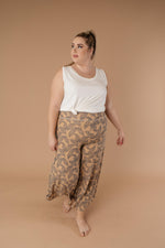 Fallen Leaves Wide Leg Pants - On Hand-1XL, 2XL, 3XL, 9-10-2020, BFCM2020, Bottoms, Group A, Group B, Group C, Group D, Group S, Large, Made in the USA, Medium, Plus, Small, Warehouse Sale, XL, XS-Medium-Womens Artisan USA American Made Clothing Accessories