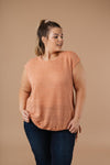 Girls Don't Sweat Sweater In Apricot-1XL, 2XL, 3XL, 9-8-2020, Group A, Group B, Group C, Group D, Group T, Group U, Group V, Group X, Group Y, Group Z, Large, Made in the USA, Medium, Plus, SiteWide21, Small, Tops, Warehouse Sale, XL, XS-Womens Artisan USA American Made Clothing Accessories