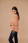 Girls Don't Sweat Sweater In Apricot-1XL, 2XL, 3XL, 9-8-2020, Group A, Group B, Group C, Group D, Group T, Group U, Group V, Group X, Group Y, Group Z, Large, Made in the USA, Medium, Plus, SiteWide21, Small, Tops, Warehouse Sale, XL, XS-Womens Artisan USA American Made Clothing Accessories
