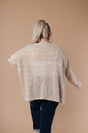 Lightweight Striped Pullover In Taupe - On Hand-1XL, 2XL, 3XL, 9-8-2020, BFCM2020, Group A, Group B, Group C, Group D, Group V, Large, Made in the USA, Medium, Plus, Small, Tops, Warehouse Sale, XL, XS-Small-Womens Artisan USA American Made Clothing Accessories