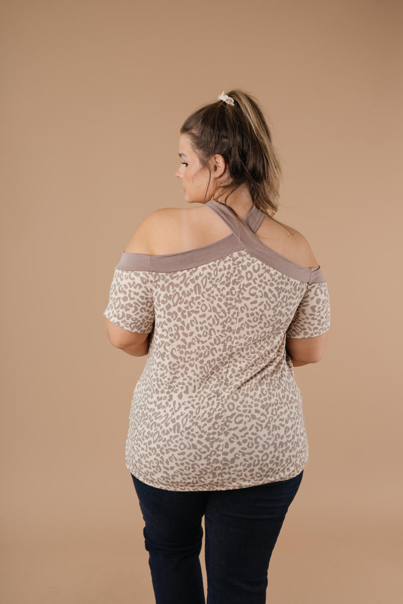Lovely Leopard Top - On Hand-1XL, 2XL, 3XL, 9-17-2020, BFCM2020, Group A, Group B, Group C, Group D, Group T, Large, Made in the USA, Medium, Plus, Small, Tops, XL, XS-Small-Womens Artisan USA American Made Clothing Accessories