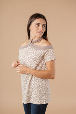 Lovely Leopard Top - On Hand-1XL, 2XL, 3XL, 9-17-2020, BFCM2020, Group A, Group B, Group C, Group D, Group T, Large, Made in the USA, Medium, Plus, Small, Tops, XL, XS-Small-Womens Artisan USA American Made Clothing Accessories