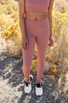 Lucy Lounging Leggings in Mauve - On Hand-10-22-2020, 1XL, 2XL, 3XL, BFCM2020, Bottoms, Group A, Group B, Group C, Group D, Group T, Group V, Group W, Large, Made in the USA, Medium, Plus, Small, XL, XS-Womens Artisan USA American Made Clothing Accessories