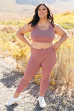Lucy Lounging Leggings in Mauve - On Hand-10-22-2020, 1XL, 2XL, 3XL, BFCM2020, Bottoms, Group A, Group B, Group C, Group D, Group T, Group V, Group W, Large, Made in the USA, Medium, Plus, Small, XL, XS-Womens Artisan USA American Made Clothing Accessories