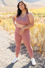 Lucy Lounging Leggings in Mauve - On Hand-10-22-2020, 1XL, 2XL, 3XL, BFCM2020, Bottoms, Group A, Group B, Group C, Group D, Group T, Group V, Group W, Large, Made in the USA, Medium, Plus, Small, XL, XS-Womens Artisan USA American Made Clothing Accessories