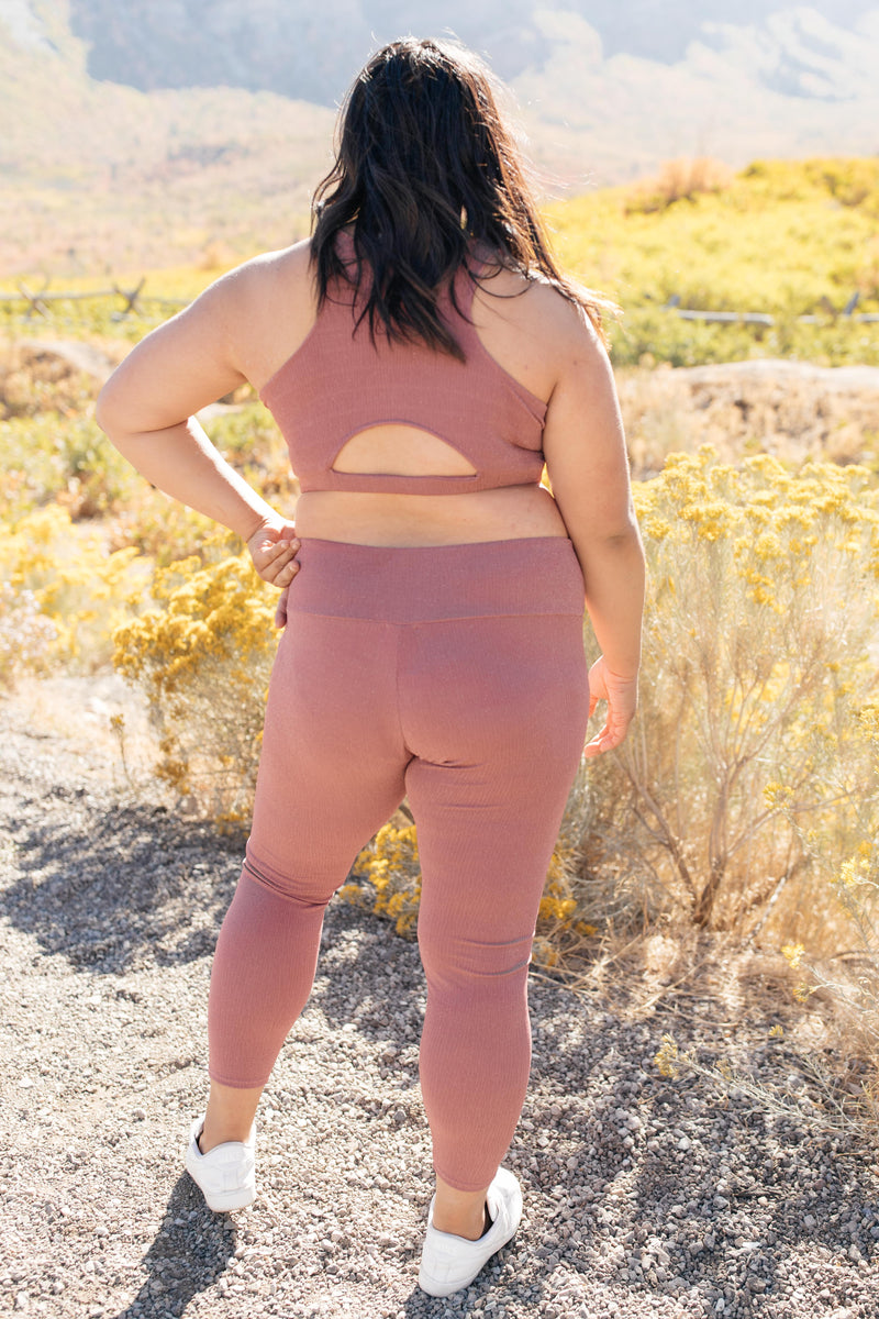 Lucy Lounging Leggings in Mauve - On Hand-10-22-2020, 1XL, 2XL, 3XL, BFCM2020, Bottoms, Group A, Group B, Group C, Group D, Group T, Group V, Group W, Large, Made in the USA, Medium, Plus, Small, XL, XS-Womens Artisan USA American Made Clothing Accessories