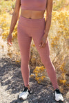 Lucy Lounging Leggings in Mauve - On Hand-10-22-2020, 1XL, 2XL, 3XL, BFCM2020, Bottoms, Group A, Group B, Group C, Group D, Group T, Group V, Group W, Large, Made in the USA, Medium, Plus, Small, XL, XS-Womens Artisan USA American Made Clothing Accessories