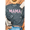 MAMA Gray/Pink Bleached Sweatshirt