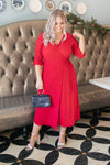 Reckless Abandon Dress In Red - On Hand-11-5-2020, 1XL, 2XL, 3XL, BFCM2020, Dresses, Group A, Group B, Group C, Group D, Group T, Group W, Large, Made in the USA, Medium, On hand, Small-Small-Womens Artisan USA American Made Clothing Accessories