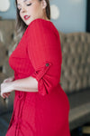 Reckless Abandon Dress In Red - On Hand-11-5-2020, 1XL, 2XL, 3XL, BFCM2020, Dresses, Group A, Group B, Group C, Group D, Group T, Group W, Large, Made in the USA, Medium, On hand, Small-Small-Womens Artisan USA American Made Clothing Accessories