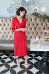 Reckless Abandon Dress In Red - On Hand-11-5-2020, 1XL, 2XL, 3XL, BFCM2020, Dresses, Group A, Group B, Group C, Group D, Group T, Group W, Large, Made in the USA, Medium, On hand, Small-Small-Womens Artisan USA American Made Clothing Accessories