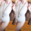 Taupe Ribbed Bodysuit-Made in the USA-Womens Artisan USA American Made Clothing Accessories