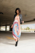 The Big Swirl Maxi Dress - On Hand-10-7-2020, 1XL, 2XL, 3XL, BFCM2020, Dresses, Group A, Group B, Group C, Group D, Group S, Group T, Large, Made in the USA, Medium, Plus, Small, XL, XS-XS-Womens Artisan USA American Made Clothing Accessories