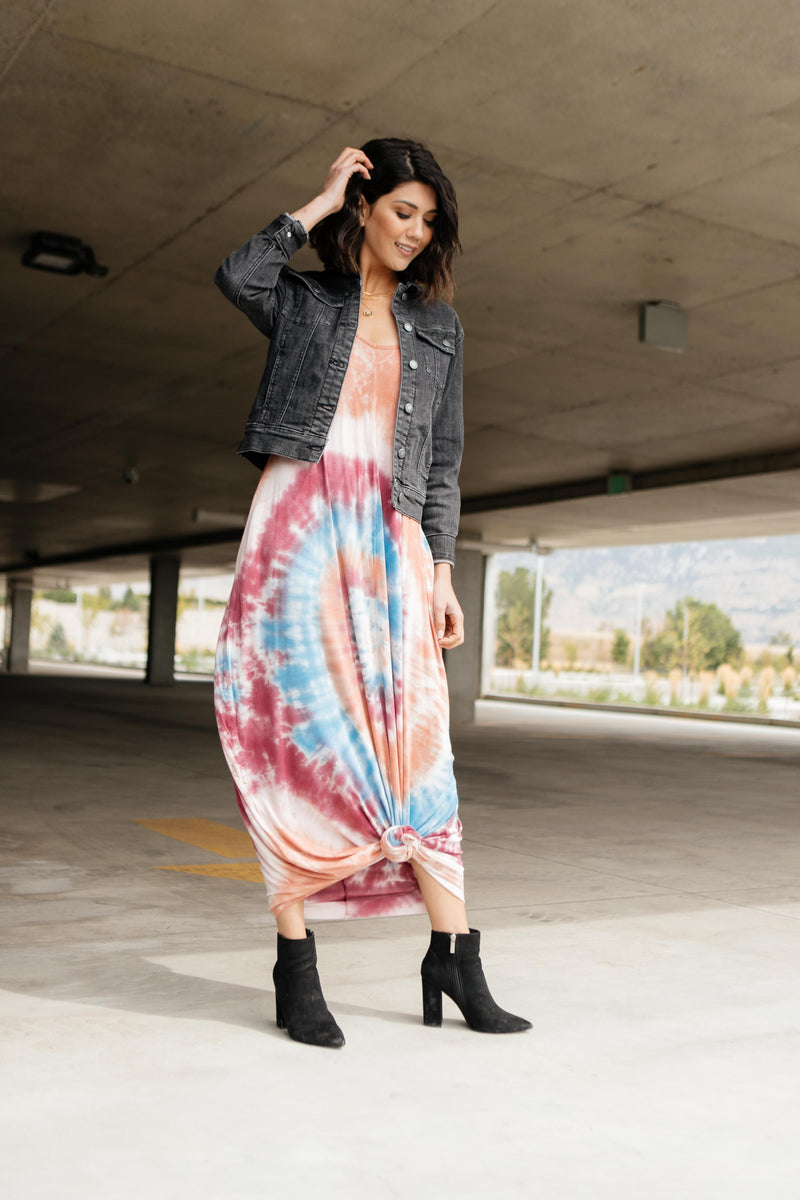 The Big Swirl Maxi Dress - On Hand-10-7-2020, 1XL, 2XL, 3XL, BFCM2020, Dresses, Group A, Group B, Group C, Group D, Group S, Group T, Large, Made in the USA, Medium, Plus, Small, XL, XS-XS-Womens Artisan USA American Made Clothing Accessories