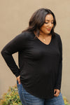 The Wendi Top in Ebony - On Hand-10-13-2020, 10-23-2020, 1XL, 2XL, BFCM2020, Bonus, EOY2020, Group A, Group B, Group C, Group D, Large, Made in the USA, Medium, On hand, Plus, Small, Tops, XL-Small-Womens Artisan USA American Made Clothing Accessories