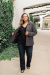 Tweedle Delightful Tweed Blazer In Black-11-12-2021, 1XL, 2XL, 3XL, 9-15-2020, Group A, Group B, Group C, Group T, Group U, Group X, Group Y, Group Z, Large, Made in the USA, Medium, Plus, Re-Release, SiteWide21, Small, Tops-Womens Artisan USA American Made Clothing Accessories