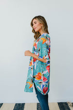 Bird of Paradise Kimono-1XL, 2XL, 4-22-2021, 8-12-2020, 8-6-2020, BFCM2020, Bonus, Final Few Friday, Group A, Group B, Group C, Group D, Group T, Group U, Group X, Group Y, Group Z, July2021SummerSale, Large, Made in the USA, Medium, Plus, Reshoots, Small, SummerContest2021Part2, Tops, XL-Womens Artisan USA American Made Clothing Accessories