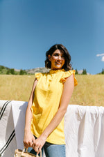 Build Me Up Buttercup Top In Yellow-1XL, 2XL, 8-11-2020, Group A, Group B, Group C, Group D, Group Y, Large, Made in the USA, Medium, Plus, SiteWide21, Small, Tops, XL-Womens Artisan USA American Made Clothing Accessories