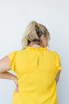 Build Me Up Buttercup Top In Yellow-1XL, 2XL, 8-11-2020, Group A, Group B, Group C, Group D, Group Y, Large, Made in the USA, Medium, Plus, SiteWide21, Small, Tops, XL-Womens Artisan USA American Made Clothing Accessories