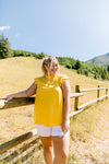 Build Me Up Buttercup Top In Yellow-1XL, 2XL, 8-11-2020, Group A, Group B, Group C, Group D, Group Y, Large, Made in the USA, Medium, Plus, SiteWide21, Small, Tops, XL-Womens Artisan USA American Made Clothing Accessories