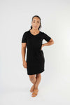 Cute Comfort Dress In Black - On Hand-1XL, 2XL, 3XL, 8-13-2020, BFCM2020, Dresses, Group A, Group B, Group C, Group D, Group T, Group V, Large, Made in the USA, Medium, Plus, Small, XL, XS-Medium-Womens Artisan USA American Made Clothing Accessories