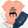 Best Friends Come in All sizes Crew Tee -Made in the USA, Sale-Womens Artisan USA American Made Clothing Accessories