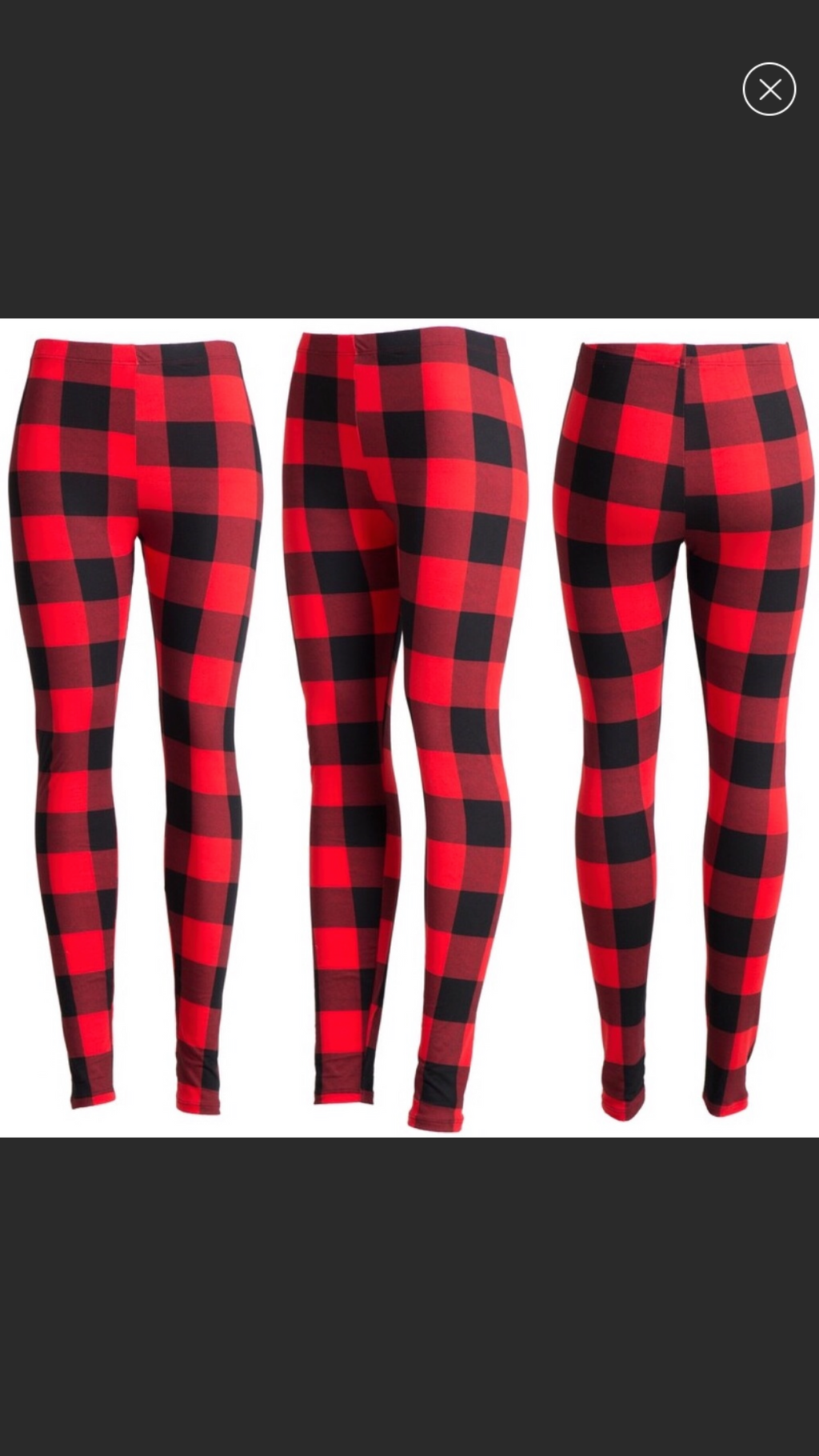 Buffalo Plaid Leggings-Bottoms, Leggings, Loungewear, Made in the USA-Womens Artisan USA American Made Clothing Accessories