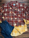 Bleached Flannel-Made in the USA, Sale-Womens Artisan USA American Made Clothing Accessories