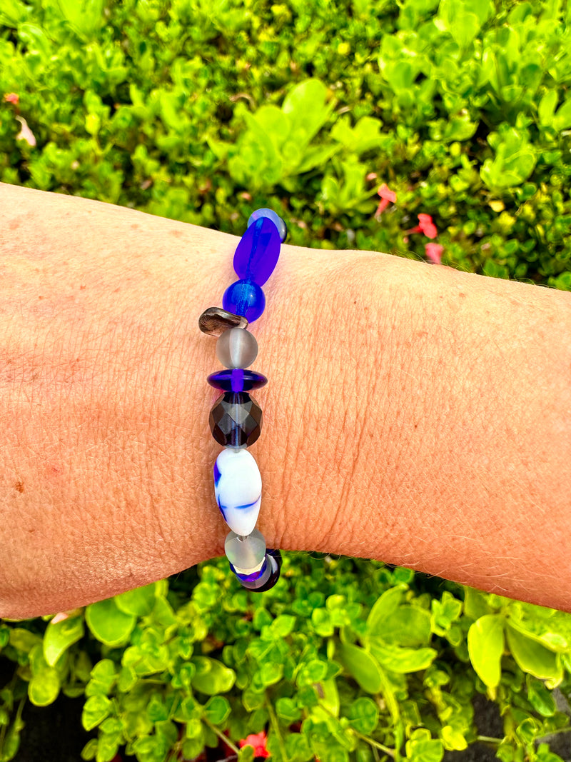 Feeling the Blues Crystals & Gems Bracelet