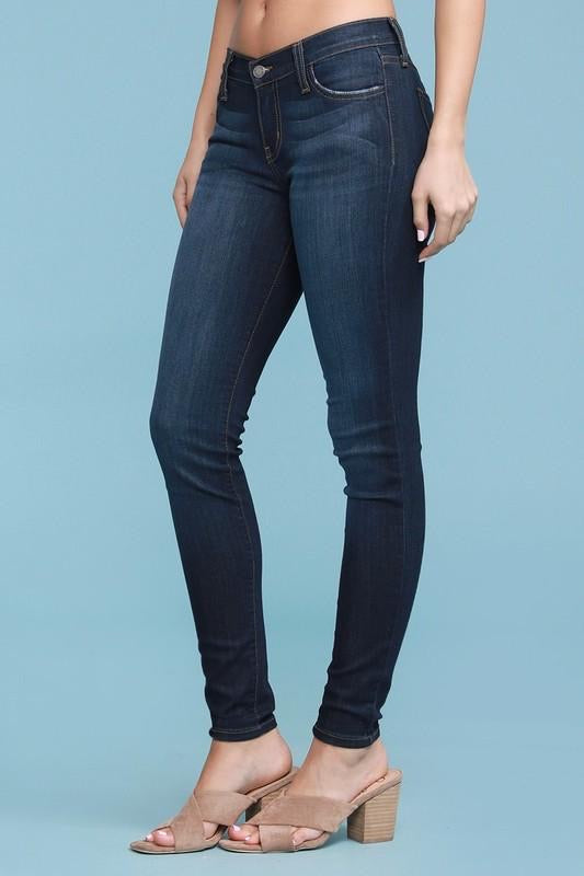 Skinny Mid Rise Jeans-Made in the USA-Womens Artisan USA American Made Clothing Accessories