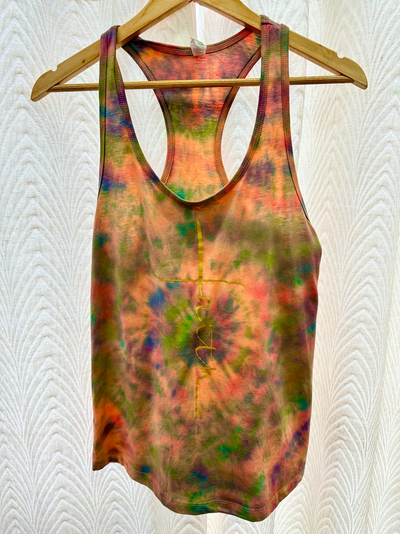 Tie Dye Faith Tank Top