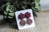Double Set - Burgundy Succulent - wholesale-Made in the USA-Womens Artisan USA American Made Clothing Accessories